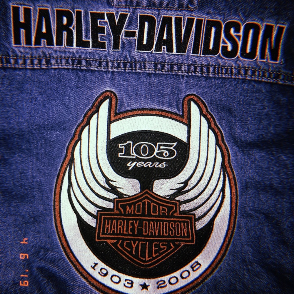 VINTAGE HARLEY-DAVIDSON DENIM JACKET.